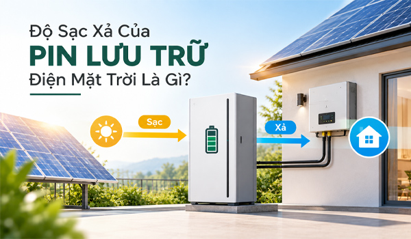 Độ sạc xả của pin lưu trữ điện mặt trời là gì?
