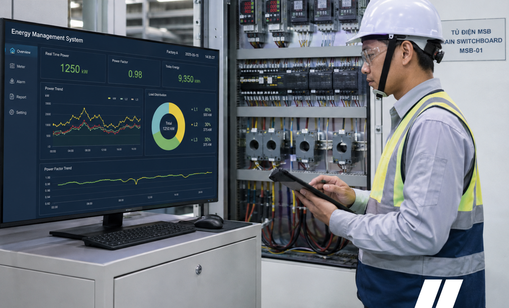 Giải pháp giám sát điện năng thông minh (Smart power monitoring solution)