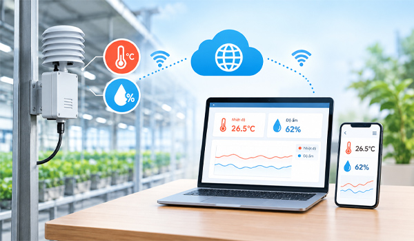 Giám sát nhiệt độ độ ẩm qua internet là gì?