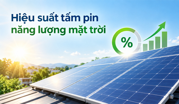 Hiệu suất tấm pin năng lượng mặt trời là gì?