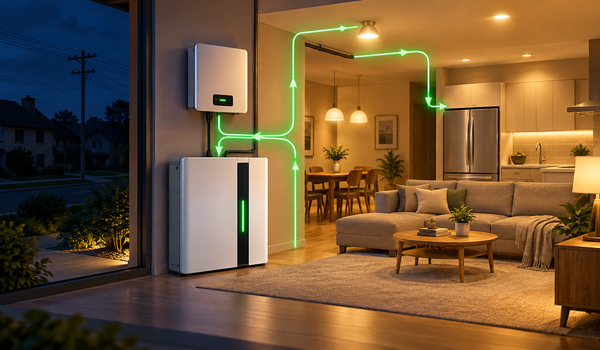 Pin lưu trữ giúp người dùng chủ động hơn trong việc sử dụng điện mặt trời