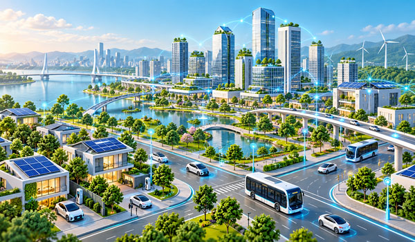 Smart City ứng dụng công nghệ số để quản lý hạ tầng, nâng cao chất lượng cuộc sống,...